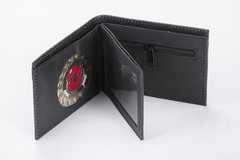 Billetera triple portacredencial con chapa