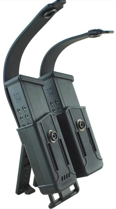 Porta cargador Doble Polimero Con Tapa Universal en internet