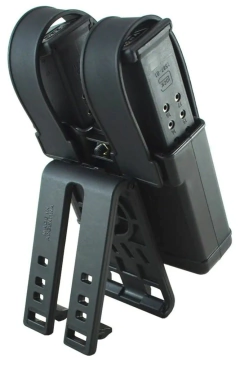 Porta cargador Doble Polimero Con Tapa Universal - La casa del Policia