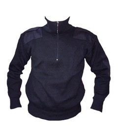 Tricota azul cuello alto