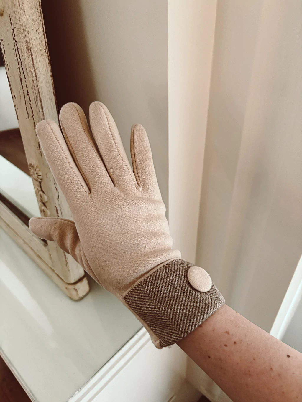Guantes Château Crème
