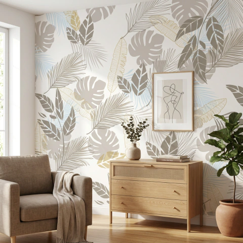 A022 | Vinilo Para Pared Tropical