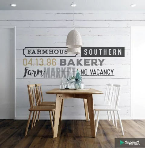 A051 | Vinilo Para Pared Farmhouse kitchen