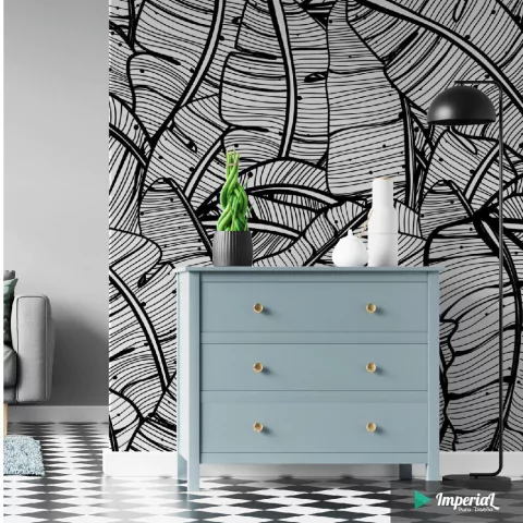 A058 | Vinilo Para Pared ropical Neutro