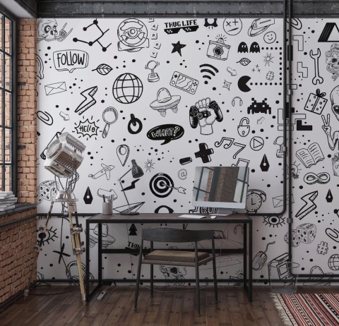 A154 | Vinilo Para Pared Gamer Noah