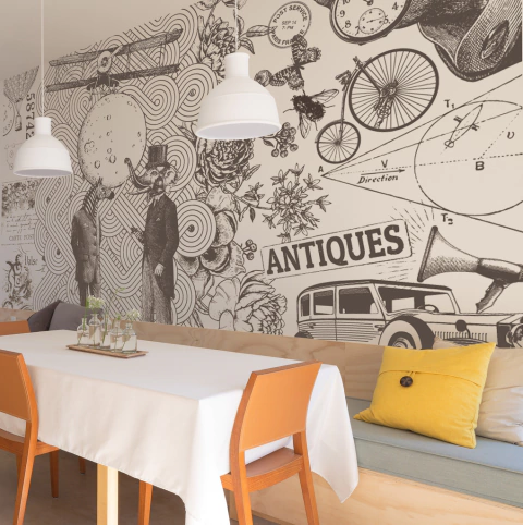 A196 | Vinilo Para Pared Lean Vintage