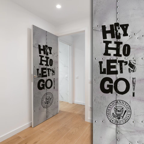 P082 | Vinilo de Puerta The Ramones - comprar online