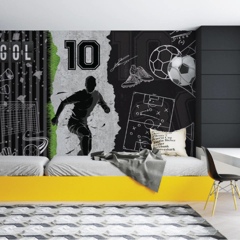 A178 | Vinilo Para Pared Fulbito Futbol
