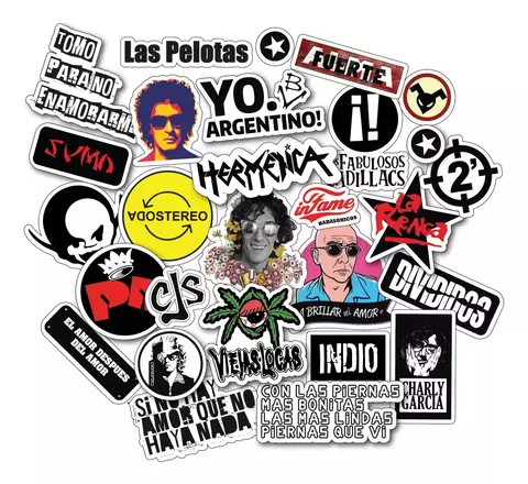 ST056 - Stickers Rock Nacional - comprar online