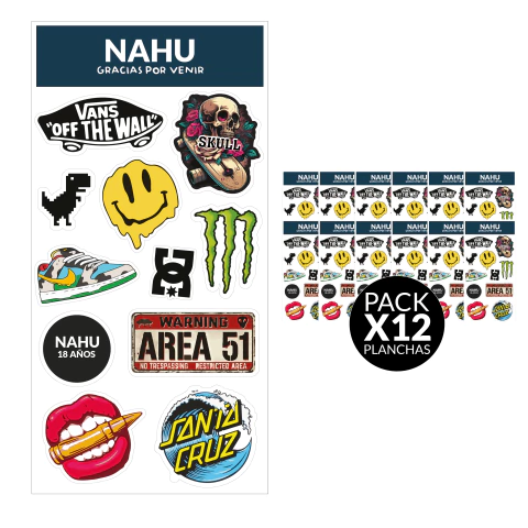 SVR030 - Stickers Souvenir skate - comprar online