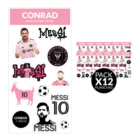SVR018 - Stickers Souvenir messi intermiami - comprar online