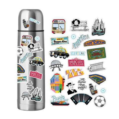 ST032 - Plancha Stickers Buenos Aires
