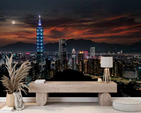 U014 | Vinilo Para Pared Paisaje Chad