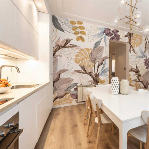 A163 | Vinilo Para Pared Flora