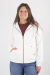 Campera rústica blanca