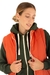 Chaleco puffy naranja