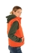 Chaleco puffy naranja en internet
