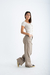 Pantalón Wideleg Beige - Tiza Shop
