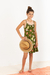 Vestido estampado Verde