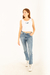 Jean recto tiro alto - Tiza Shop