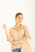 Camisa Fake Beige en internet