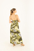 Vestido Midi estampado verde - tienda online