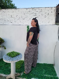 Palazo animal print - comprar online