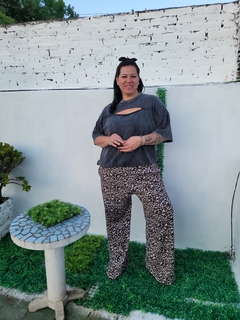 Palazo animal print en internet