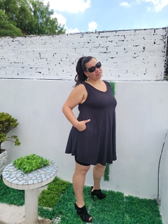 vestido corto sin manga - tienda online