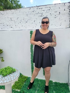 vestido corto sin manga - comprar online