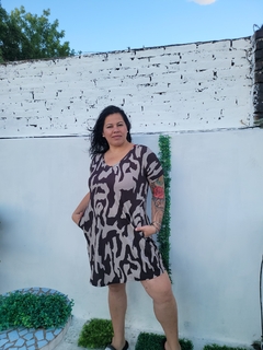 vestido corto manchado - tienda online