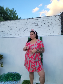 vestido corto manchado