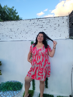 vestido corto manchado - tienda online