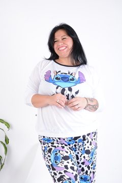 Pijama stich con pantuflas - MalitasPerras
