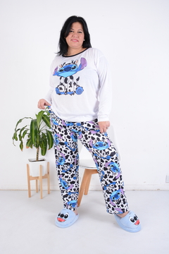 Pijama stich con pantuflas - MalitasPerras
