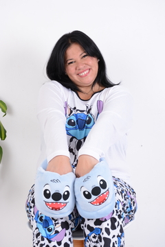 Pijama stich con pantuflas - MalitasPerras