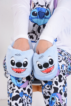 Pijama stich con pantuflas - comprar online