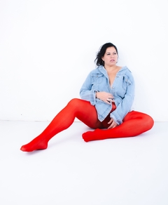 medias opacas rojas - comprar online
