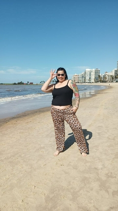 Palazo modal animal print - tienda online