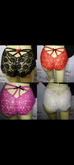 Culote con tiritas de encaje - tienda online