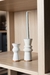 CANDELABRO 01 (bajo) BLANCO CREMA en internet