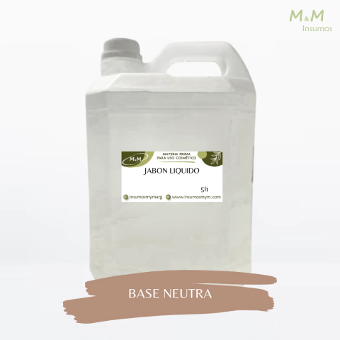 JABON LIQUIDO NEUTRO X 5 L - comprar online