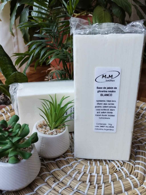 JABON DE GLICERINA NEUTRO BLANCO X 12 U MAYORISTA
