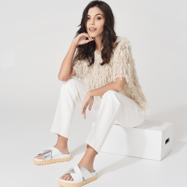 Sandalia Amelie Ii Blanco + Plata thumbnail 2