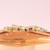 Anillo Roma de Oro amarillo 18k y Granate carré - tienda online