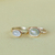 Anillos Mar oro amarillo 18k y Aguamarina - comprar online