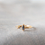 Anillo Budapest con Zafiro azul y Diamante oro amarillo 18k - comprar online