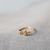 Anillo Budapest con Citrino y Diamante oro amarillo 18k - comprar online