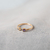 Anillo Budapest con Amatista y Diamante oro amarillo 18k - comprar online