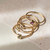 Anillo Solana oro amarillo 18k y Amatista - tienda online